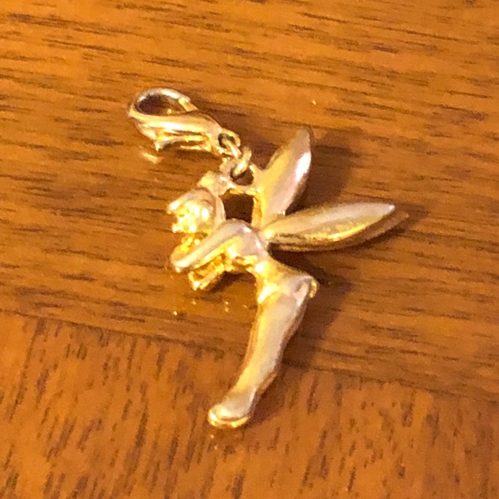 Ladies Gold And Ruby Red Fairy Charm - image 4